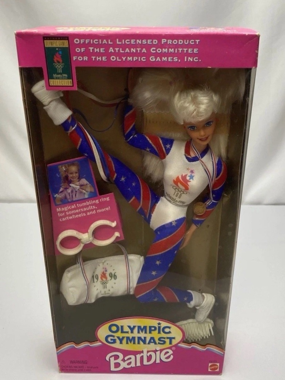Vintage 1996 Olympic Gymnast Barbie Doll – New in Box (NIB)